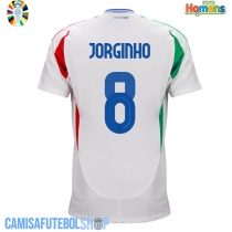 Camisa de time de futebol Itália Jorginho Frello #8 Replicas 2º Equipamento Europeu 2024 Manga Curta